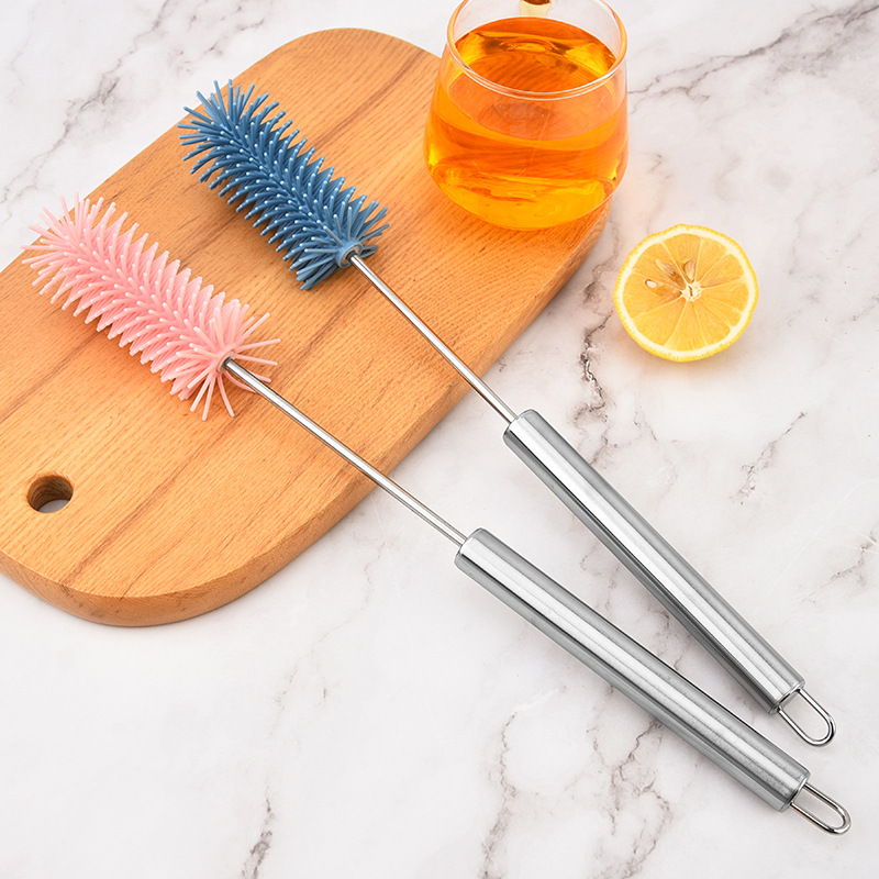 003 반자동 회전 브러쉬 커피잔 우유병 텀블러 세척 브러쉬